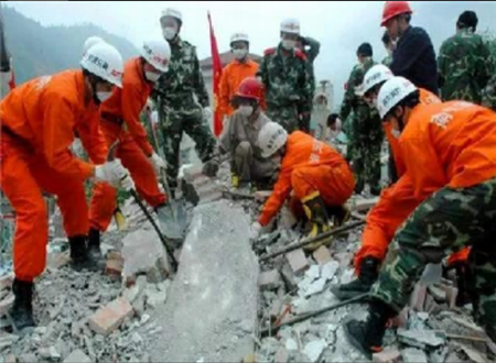 北流地震救援综合实战演练